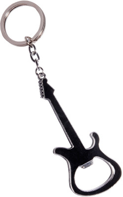 

Oyedeal Guitar Shape Bottle Opener KYCN158 Key Chain(Black)
