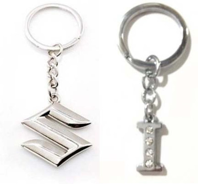 

Rashi Traders Maruti Suzuki & Alphabet I Key Chain(Silver)