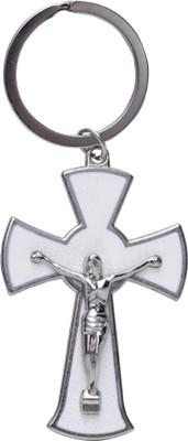 

Oyedeal Cross White Metal Key Chain(Multicolor)