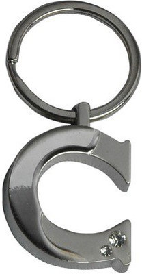 

Avani Industries C Alphabet Key Chain(Silver)