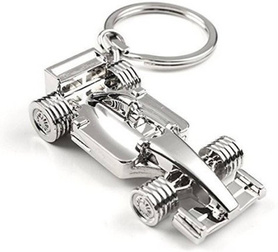 

Parrk Sports Car Full Metal ring Key Chain(Silver)