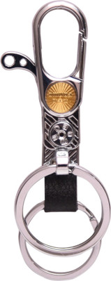 

Zeroza Omuda Synthetic Leather Metal ODA08 Locking Key Chain(Multicolor)