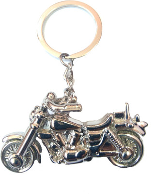 

City Choice Chrome Bike Key Chain(Silver)