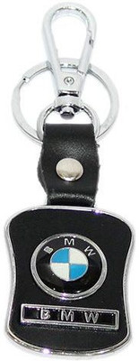 Aura Premium Quality BMW Locking Key Chain(Black, Silver, Blue)