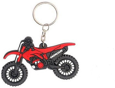 

CTW Honda Bike Synthetic Rubber Key Chain(Red)