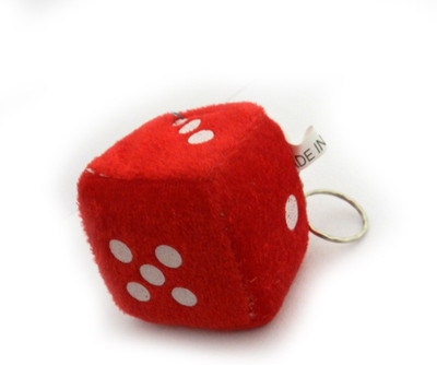 

Techpro Fabric Red Dice Key Chain(Red)