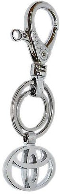 

Aura Cool Imported Toyota Cars Full Metal Hook Key Chain(Silver)
