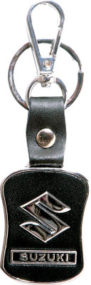 

Techpro Leatherite Suzuki Locking Key Chain(Black)