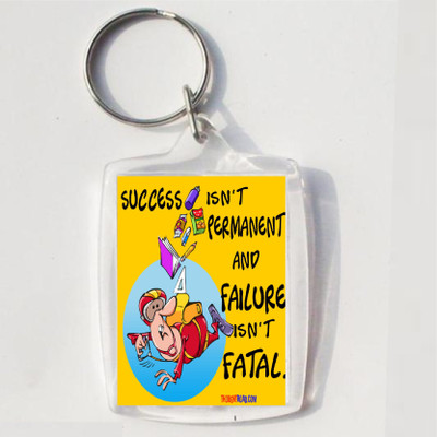 

Thoughtroad FAILURE NOT FATAL Key Chain(Multicolor)