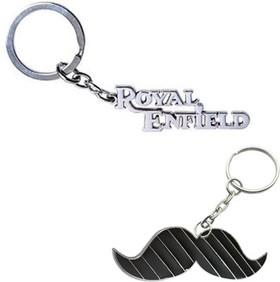 

ShaRivz Mustache & Royal Key Chain(Red, Silver)