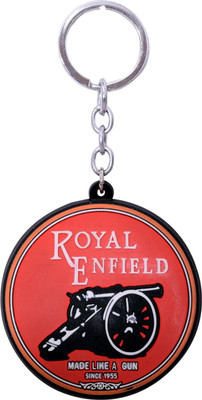 Zeroza Royal Enfield Made Like a Gun Rubber RE68 Key Chain(Multicolor)