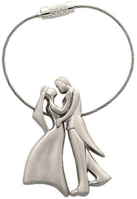

Rashi Traders Valentine Couple Key Chain(Silver)