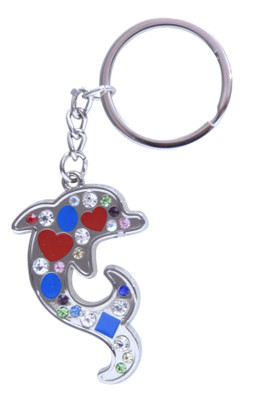 

Oyedeal Studded Dolphin KYCN1575 Metal Key Chain(Multicolor)