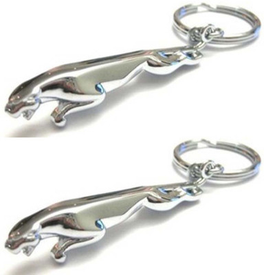 

Rashi Traders 2 Logo Jaguar Key Chain(Silver)