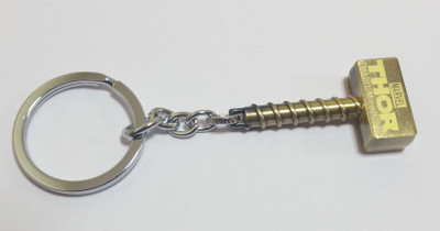 

eShop24x7 Thor Hammer Key Chain(Gold)