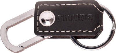 

Dealfinity Omuda Faux Leather Metal DKYCN1462 Locking Key Chain(Black)