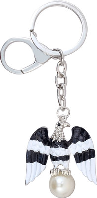 

Super Drool Studded Flying Falcon Locking Key Chain(Black)