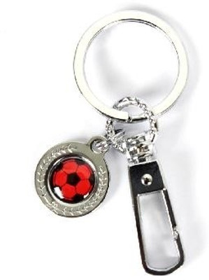 

Skyways Football Pattern in Red & Black Key Chain(Multicolor)