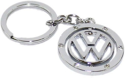 

Aura Imported Volkswagen Revolving Full Metal Key Chain(Silver)
