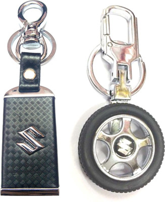 

City Choice Suzuki Wheel Hook Locking Key Chain(Multicolor)