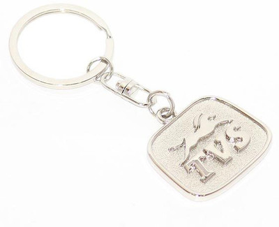Aura TVS BIKES DOUBLE SIDED FULL METAL Key Chain(Silver)