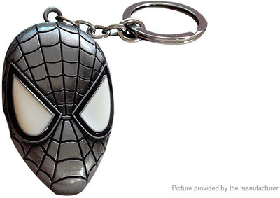 

CTW Spiderman Grey Mask Full metal Keyring Key Chain(Grey)