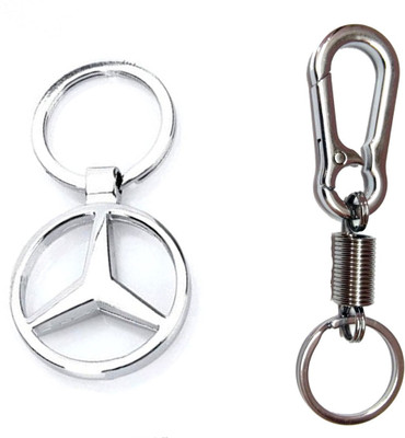 

City Choice Spring Hook Combo Locking Key Chain(Silver)
