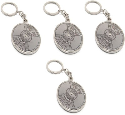 

Oyedeal 50 Years Spin Calendar SC05 Key Chain(Silver)