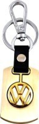 

U R God Volkswagen Golden Color Stainless Steel Locking Key Chain(Gold)