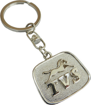

Techpro TVS Silver Metal Key Chain(Multicolor)