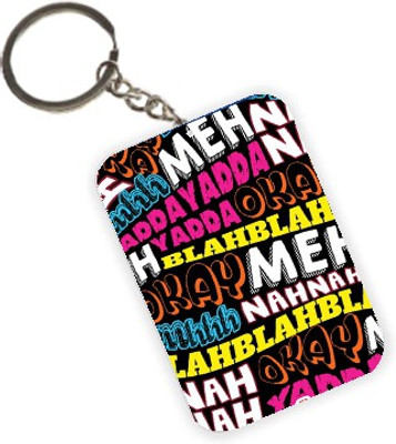 

The Crazy Me Nothing to Do Days Blahh Blahh Key Chain(Multicolor)