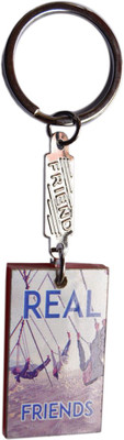 

Tech Fashion Best Friend Friendship Day Gift Real Friends TF-512 Locking Key Chain(Multicolor)