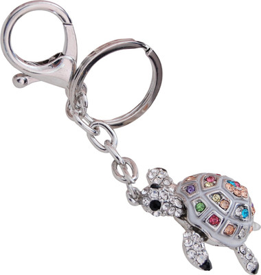 

Dealfinity Studded Tortoise DKYCN1922 Locking Key Chain(Multicolor)