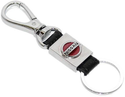 

Aura Nissan Cars Imported Hook Key Chain(Red, Silver)