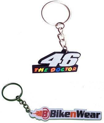 

Bikenwear Doctor-46-Grey & BIkenwear Key Chain(Grey, White)
