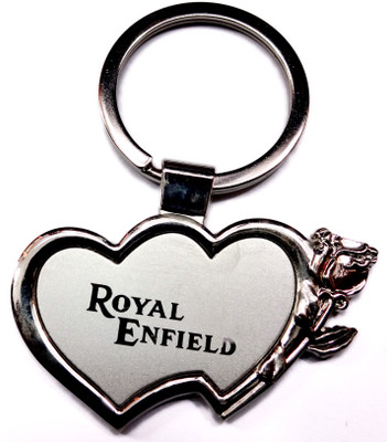 royal enfield metal keychain