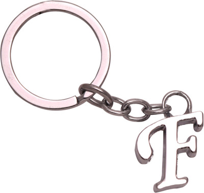 

Zeroza Alphabet Letter F LF03 Key Chain(Silver)