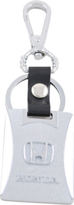 

Forty Creek Rectangular Shape Honda Icon Locking Key Chain(Silver)
