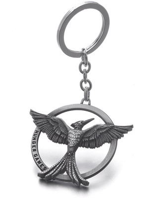 

optimus traders Hunger Games Catching Fire Logo Mockingjay Vintage metal Key Chain(Silver)