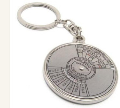 MAPPLE 50yrs Calender Key Chain(Silver)
