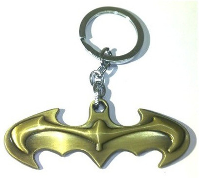 

Confident 1 Golden Color Metal Batman Key Chain(Gold)