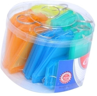 

Dolphin Tag (Large) - Pack of 20 Locking Key Chain(Multicolor)