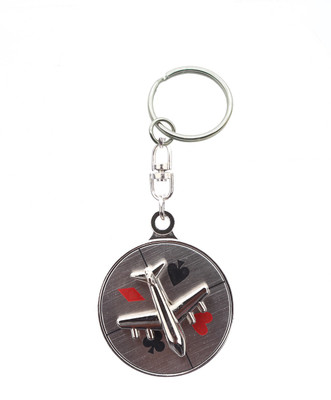 

Confident Metal MVP131 Rotate Flite Landing Key Chain(Silver)