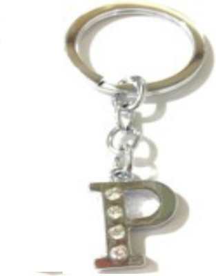 Spot Dealz SDL416 Letter "P" full metal key chain Key Chain