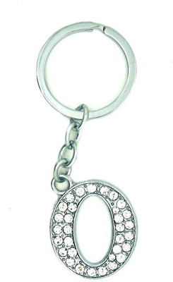 

London Jewels O - Alphabet Locking Key Chain(Silver)