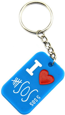 

24x7 eMall 5 Seconds of Summer blue Locking Key Chain(Blue)