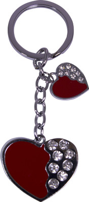 

Oyedeal Dual Studded Heart KYCN1808 Key Chain(Multicolor)