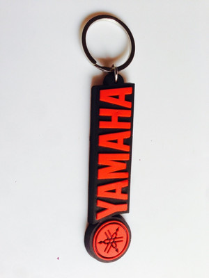 

Aura Yamaha Rubber Red Key Chain(Red, Black)