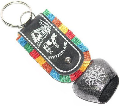 

Aura Big Cowbell Cow Bell Locking Key Chain(Multicolor)