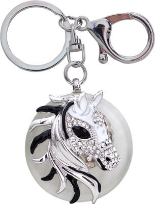 

Dealfinity Studded Horse Face DKYCN1929 Locking Key Chain(Multicolor)